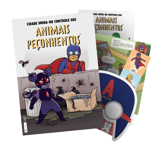 Materiais Cidade Unida no controle dos Animais Peçonhentos