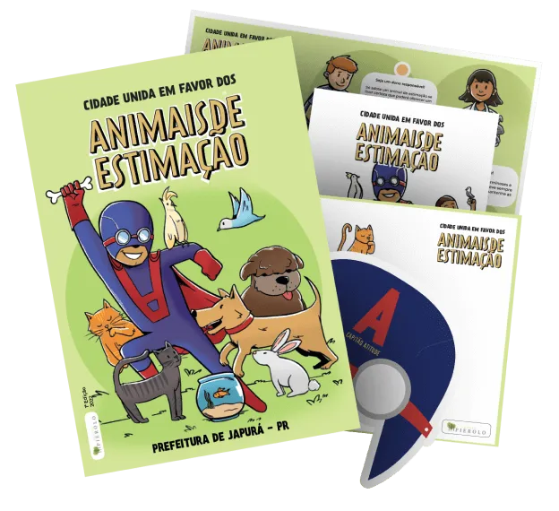 Materiais Cidade Unida em favor dos Animais de Estimação