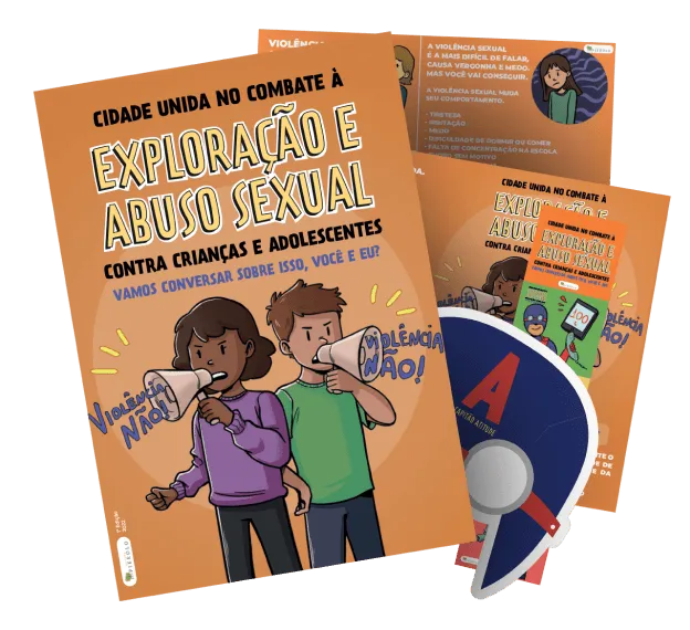 Materiais Cidade Unida contra a Exploração e Abuso Sexual de Menores
